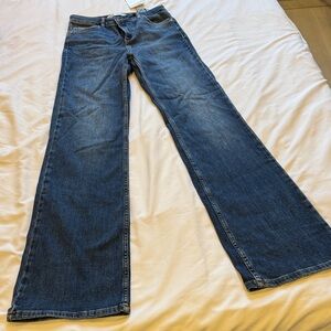 Zara Dark Blue Flare Women's Jeans